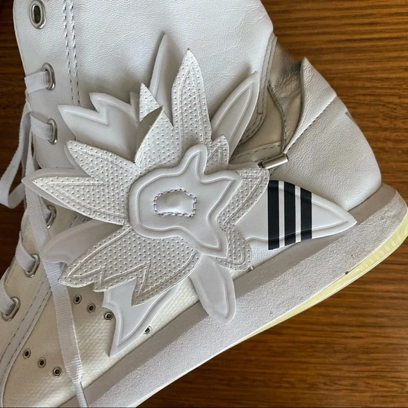 Y-3 adidas shizuka high top leather sneakers by yohji yamamoto - Picture 3 of 8